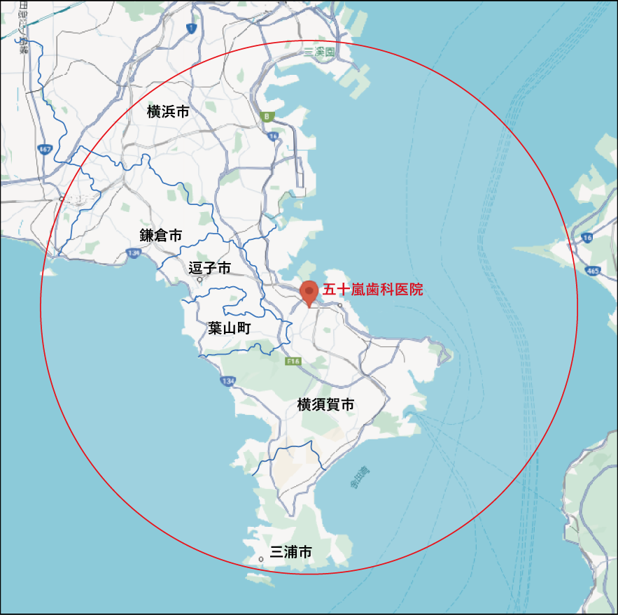 歯科訪問対象エリア